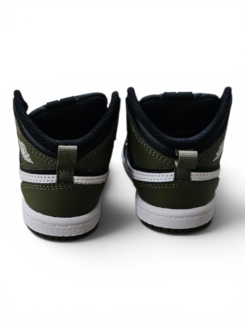Nike Air Jordan 1 Mid Toddler Olive Black 4C - Picture 7 of 10